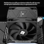 Miniatura de Thermalright Burst Assassin 120 EVO Dark Enfriador de Aire CPU Negro con Tapa Superior Cepillada Negra, Torre Única 120mm Dual Fan, Modelo BA120 EVO DARK, para AMD AM4/AM5 e Intel LGA1851/1700/1150/1151/1200