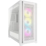 Miniatura de Corsair iCUE 5000D RGB Airflow Semitorre Mid-Tower ATX Blanco Verdadero con 3 Ventiladores AF120 RGB Elite y Controlador iCUE Lighting Node Pro