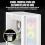 Miniatura de Corsair iCUE 5000D RGB Airflow Semitorre Mid-Tower ATX Blanco Verdadero con 3 Ventiladores AF120 RGB Elite y Controlador iCUE Lighting Node Pro