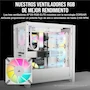 Miniatura de Corsair iCUE 5000D RGB Airflow Semitorre Mid-Tower ATX Blanco Verdadero con 3 Ventiladores AF120 RGB Elite y Controlador iCUE Lighting Node Pro