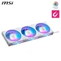 Miniatura de Ventilador MSI MPG EZ120 ARGB WHITE-3W - Pack de 3 Ventiladores ARGB de 120 mm, Color Blanco, Serie MPG