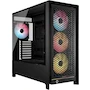 Miniatura de Corsair FRAME 5000D RS ARGB Caja Mid-Tower para PC, Color Negro, Serie FRAME 5000D, Modelo CC-9011309-WW, Dimensiones 556mm (Largo) x 250mm (Ancho) x 542mm (Altura), Capacidad Bahías 2x3.5" y 6x2.5", Panel Vidrio Templado