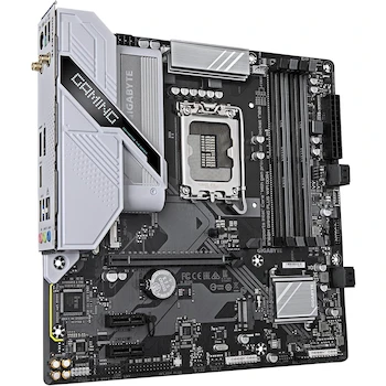 Imagen 3 de Placa Base GIGABYTE B760M GAMING PLUS WIFI DDR4 Rev. 1.0, Socket LGA1700, Chipset Intel B760 Express, Formato Micro ATX (24.4cm x 24.4cm), Soporte para Memoria DDR4 hasta 128GB