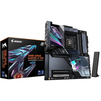 Imagen de referencia para GIGABYTE Z890 AORUS Master AI Top Intel Core Ultra (Serie 2) Placa Base LGA 1851, E-ATX, DDR5, 4X M.2