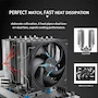 Miniatura de Thermalright Peerless Assassin 120 SE V3 Enfriador de aire de CPU, ventiladores dobles de doble torre, ventilador TL-P12, cubierta de disipador de calor de aluminio, dimensiones 125x110x155 mm