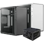 Miniatura de Acteck Gabinete Mini Torre Performance II GI215W / Soporte MB Micro ATX Mini ITX / Fuente ATX 500 W / 2X USB 2.0 / Panel Izq Acrilico + Frente Solido / Negro / Dimensiones 32.5x20x35.3 cm / Peso 2.35 kg