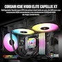 Miniatura de Corsair iCUE H100i Elite CAPELLIX XT Refrigerador Líquido de CPU - Radiador de 240 mm - Dos Ventiladores AF120 RGB Elite - Compatible con Intel LGA 1700, 1200, 115X, 2066 y AMD AM5, AM4 - Color Negro - Modelo CW-9060068-WW