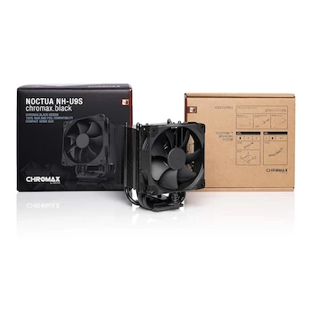 Imagen 4 de Noctua NH-U9S chromax.black Disipador de CPU Premium Compacto de Torre Única 92mm Negro con Ventilador NF-A9 PWM chromax.black