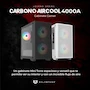 Miniatura de Gabinete Gamer Balam Rush Carbono Aircool 4000A Mini Torre Blanco Soporte Micro-ATX Mini-ITX GPU hasta 340mm