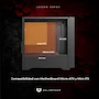 Miniatura de Gabinete Gamer Balam Rush Carbono Aircool 4000A Mini Torre Blanco Soporte Micro-ATX Mini-ITX GPU hasta 340mm