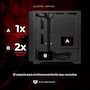 Miniatura de Gabinete Gamer Balam Rush Carbono Aircool 4000A Mini Torre Blanco Soporte Micro-ATX Mini-ITX GPU hasta 340mm