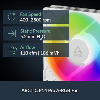 Imagen 3 de ARCTIC Liquid Freezer III Pro 420 A-RGB (Blanco) - Enfriador de CPU AIO, Refrigeración por Agua con 3 Ventiladores de 140 mm, Radiador de 420 x 38 mm, Bomba PWM, Ventilador VRM, Compatible con AMD AM5/AM4 e Intel LGA1851/1700, Modelo ACFRE00189A