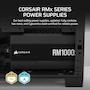 Miniatura de Corsair RM1000x Fuente de Alimentación ATX Totalmente Modular 1000W Serie RMx con Conector Nativo 12V-2x6 Negro