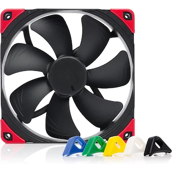 Imagen de referencia para Noctua NF-A14 PWM chromax.black.swap Ventilador Premium para Caja o Radiador, 140mm, Negro Completo, Conector 4-Pines PWM, Serie Chromax Black Swap con Pads Antivibración Intercambiables