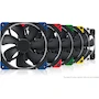 Miniatura de Noctua NF-A14 PWM chromax.black.swap Ventilador Premium para Caja o Radiador, 140mm, Negro Completo, Conector 4-Pines PWM, Serie Chromax Black Swap con Pads Antivibración Intercambiables