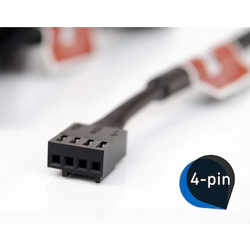 Imagen 5 de Noctua NF-A14 PWM chromax.black.swap Ventilador Premium para Caja o Radiador, 140mm, Negro Completo, Conector 4-Pines PWM, Serie Chromax Black Swap con Pads Antivibración Intercambiables