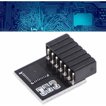 Imagen 3 de Estink Módulo TPM 2.0 PCB Negro 14 Pines SPI Modelo TPM SPI Chip Infineon SLB9670 Reemplazo de Tarjeta Remota Chip TPM Componentes de Computadora Aptos para Placa Base ASUS TPM-L R2.0
