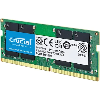 Imagen de referencia para Crucial Kit Memoria RAM DDR4 32GB (2x16GB) SODIMM 260 Pines Modelo CT2K16G4SFRA32A para Laptop