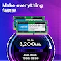 Miniatura de Crucial Kit Memoria RAM DDR4 32GB (2x16GB) SODIMM 260 Pines Modelo CT2K16G4SFRA32A para Laptop