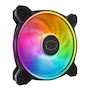 Miniatura de Cooler Master MasterFan MF120 Halo² - Ventilador de doble anillo ARGB Gen 2 de 120 mm para carcasa de PC, enfriador de líquido y aire (MFL-B2DN-21NP2-R2), color negro