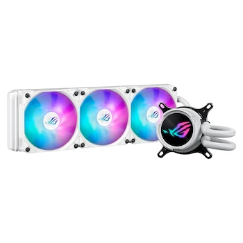 Imagen 3 de ASUS ROG Strix LC III 360 ARGB White Edition Enfriador Líquido CPU AIO Radiador 360mm Serie ROG Strix LC III Blanco