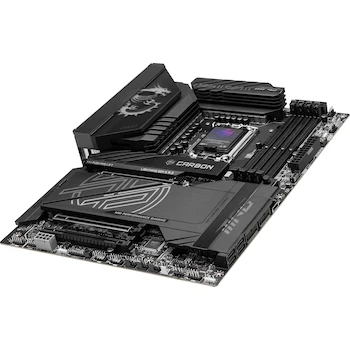 Imagen 5 de MSI MPG Z890 Carbon WiFi Placa Base Gaming ATX para Intel Core Ultra Series 2, Chipset Z890, Socket LGA 1851, Memoria hasta 256GB DDR5 4x UDIMM, Dimensiones 243.84 x 304.8 mm, Diseño Carbon