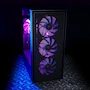 Miniatura de GAME FACTOR CSG503 Gabinete Gamer Micro ATX Mini ITX Negro con Ventana Lateral Cristal Templado RGB