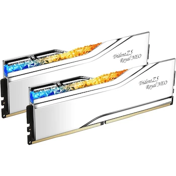 Imagen de referencia para G.SKILL Trident Z5 Royal Neo Series (AMD EXPO) DDR5 RAM 32GB (2x16GB) U-DIMM Plata F5-6000J2836G16GX2-TR5NS