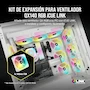 Miniatura de Corsair iCUE LINK QX RGB Series QX140 RGB 140mm Magnetic Dome Bearing PWM Single PC Fan Expansion Kit - White, Model CO-9051007-WW