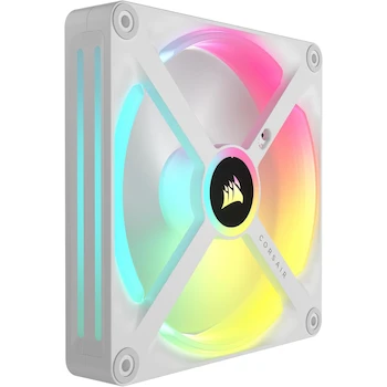 Imagen 4 de Corsair iCUE LINK QX RGB Series QX140 RGB 140mm Magnetic Dome Bearing PWM Single PC Fan Expansion Kit - White, Model CO-9051007-WW