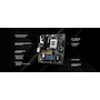 Miniatura de ASRock B850M-X R2.0 Micro-ATX AM5 Motherboard, AMD B850 Chipset, for AMD Ryzen 9000/8000/7000 Series Processors, 2x DDR5 DIMM Slots up to 128GB, Color Black/White, Size 244mm x 244mm