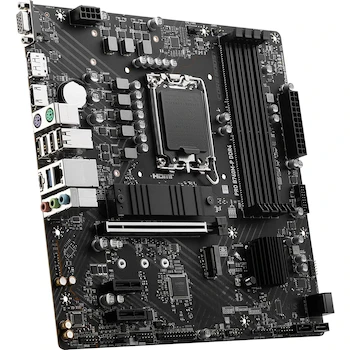 Imagen 4 de MSI PRO B760M-P DDR4 Placa Madre Micro ATX Serie PRO Modelo B760M-P Color Negro