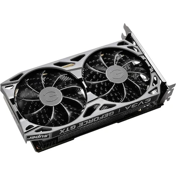 Imagen 5 de Tarjeta gráfica EVGA GeForce GTX 1660 Super SC Ultra Gaming 06G-P4-1068-KR 6GB GDDR6 ventilador doble placa trasera de metal dimensiones 202.1mm largo x 111.15mm alto x dual slot