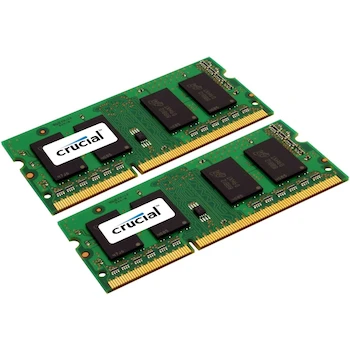 Imagen de referencia para Crucial CT2KIT102464BF160B Kit Memoria RAM Portátil Verde 16GB (2 x 8GB) DDR3L-1600 SODIMM 204-Pin