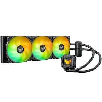 Imagen de referencia para ASUS TUF Gaming LC II 360 ARGB - Enfriador de CPU Líquido Todo en Uno, Radiador 360 mm, 3 Ventiladores ARGB 120 mm, Iluminación Aura Sync, Color Negro