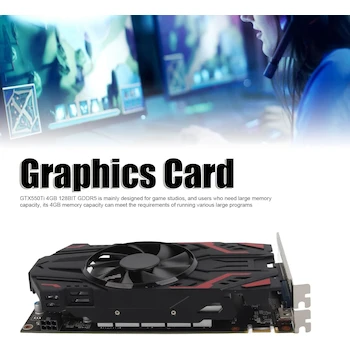 Imagen de referencia para Yunseity Tarjeta Gráfica GTX550Ti GDDR5 4GB 128bit HDMI VGA DVI SLI