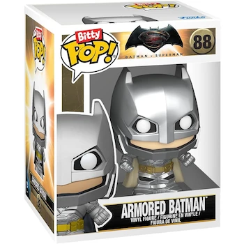 Imagen 5 de Funko Bitty Pop! Ride DC Comics Armored Batman with Batmobile Vinyl Figure Set Approx 0.9 Inches