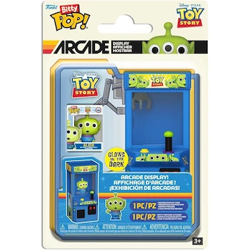 Imagen de referencia para Funko Pop! Bitty Arcade Claw: Toy Story - Alien (Glow in The Dark)