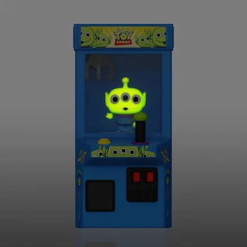 Imagen 4 de Funko Pop! Bitty Arcade Claw: Toy Story - Alien (Glow in The Dark)