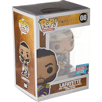 Imagen 3 de Funko Pop! Broadway: Hamilton - Lafayette #08 Fall Convention Exclusive 2021 Figura de Vinilo Coleccionable 3.75 pulgadas