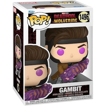 Imagen de referencia para Funko Pop! Marvel: Deadpool & Wolverine - Gambit with Cards Vinyl Figure #1494
