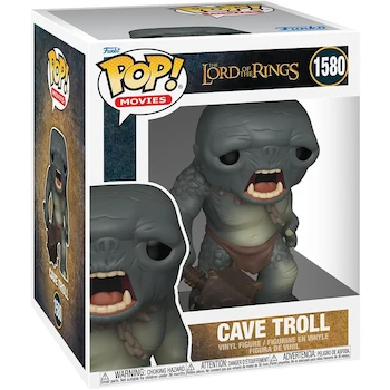 Imagen de referencia para Funko Pop! Super: The Lord of The Rings - Cave Troll Vinyl Figure #1580, Model B0CNCY1MC2, Approximately 14.2 cm Tall