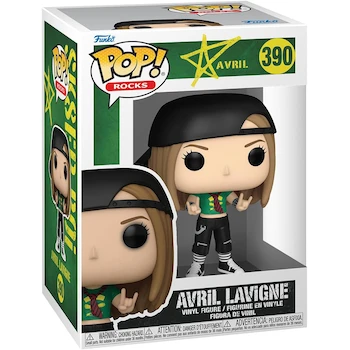 Imagen de referencia para Funko Pop! Rocks: Avril Lavigne - Sk8ter BOI - Figura de Vinilo Coleccionable Multicolor #390, Modelo B0CDJSFZ7S, Altura 9.5 cm