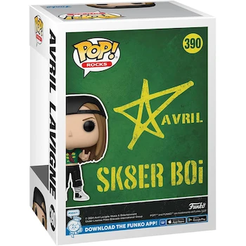 Imagen 3 de Funko Pop! Rocks: Avril Lavigne - Sk8ter BOI - Figura de Vinilo Coleccionable Multicolor #390, Modelo B0CDJSFZ7S, Altura 9.5 cm