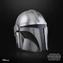 Miniatura de Hasbro Star Wars The Black Series The Mandalorian Premium Electronic Helmet Casco Electrónico Plateado Beskar Tamaño Real Roleplay Coleccionable