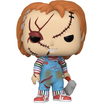 Imagen de referencia para Funko Pop! Movies: Bride of Chucky - Chucky Vinyl Figure #1249, Multicolor, 3.75 Inches Tall, ASIN B09QFVQNBW