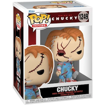 Imagen 2 de Funko Pop! Movies: Bride of Chucky - Chucky Vinyl Figure #1249, Multicolor, 3.75 Inches Tall, ASIN B09QFVQNBW
