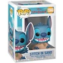 Miniatura de Funko Pop! Disney: Lilo & Stitch - Stitch in Sand Vinyl Collectible Figure #1566, Multicolor, Approximately 3.75 Inches (9.5 cm) Tall, Model 86276, UPC 889698862769, ASIN B0DGB7DB7B