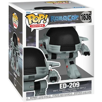 Imagen de referencia para Funko Pop! Super Sized 6 Inch Multicolored Vinyl Figure: RoboCop - ED-209 #1636, Movies Series