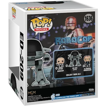 Imagen 4 de Funko Pop! Super Sized 6 Inch Multicolored Vinyl Figure: RoboCop - ED-209 #1636, Movies Series